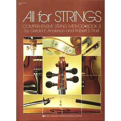 All for Strings, book 3, bass; Anderson/Frost