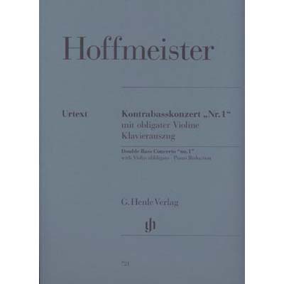 Concerto no. 1, double bass and piano (urtext; Franz Anton Hoffmeister (G. Henle )