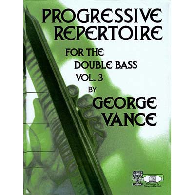 Progressive Repertoire, Bass, piano accompaniment 3; George Vance (Carl Fischer)