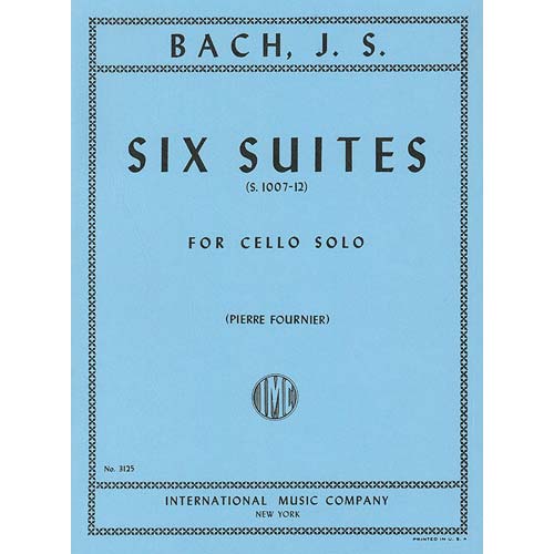 Six Suites for Cello BWV 1007-12 (Fournier);  Johann Sebastian Bach (International)