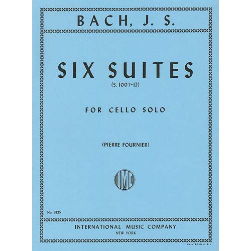 Six Suites for Cello BWV 1007-12 (Fournier);  Johann Sebastian Bach (International)