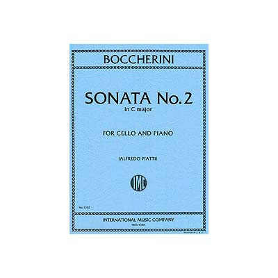 Sonata No. 2 in C Major, Op. 43, for cello and piano; Luigi Boccherini (International)