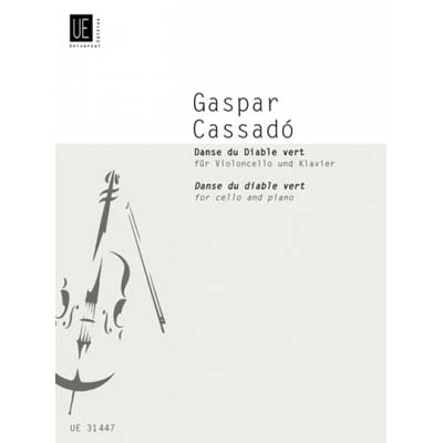 Dance of the Green Devil, for cello and piano; Gaspar Cassado (Universal Editions)