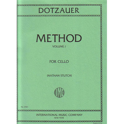 Violoncello Method, book 1; Dotzauer (International)