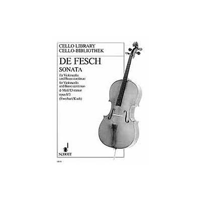 Sonata in D Minor, op. 8, no. 3; de Fesch (Schott)
