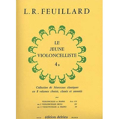 The Young Cellist, book 4b, collection; Louis Feuillard (Delrieu)