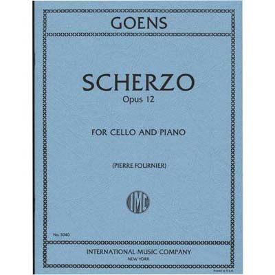 Scherzo, op. 12, cello; van Goens (International)