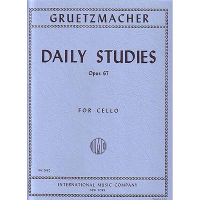 Daily Studies, op. 67, cello; Gruetzmacher (Int)
