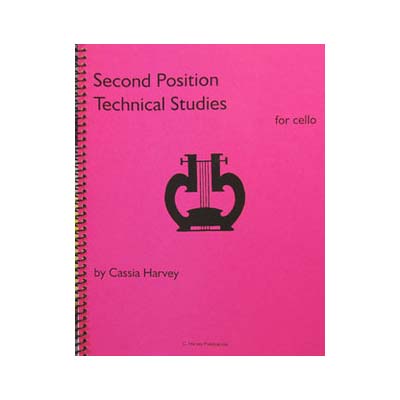 Second Position Technical Studies,Cello; Cassia Harvey (C. Harvey Publications)