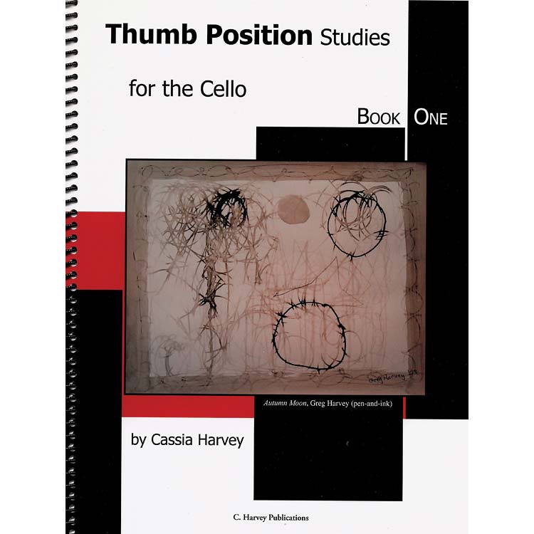 Thumb Position Studies for the Cello, book 1; Cassia Harvey (C. Harvey Publications)
