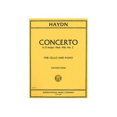 Concerto in D Major, cello; Joseph Haydn (International)