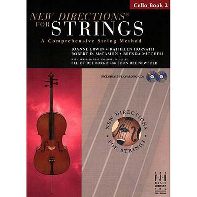 New Directions for Strings, book 2 Cello book/2CDs (FJH)