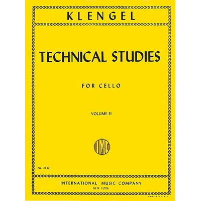 Technical Studies, book 2, cello; Klengel (Int)