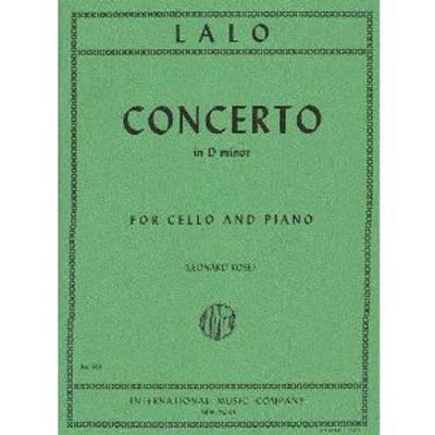 Concerto in D Minor for cello and piano; Eduard Lalo (International)