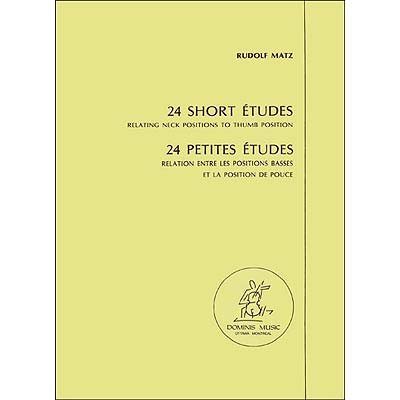 24 Short Etudes, cello; Rudolf Matz (Dom)