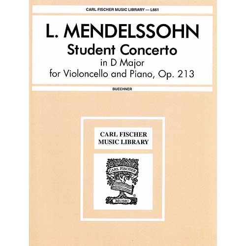 Student Concerto in D Major, op.213; Ludwig Mendelssohn (CF)