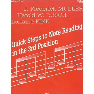 Quick Steps to Note Reading, volume 4, Cello; Fink/Rusch (Kjos)