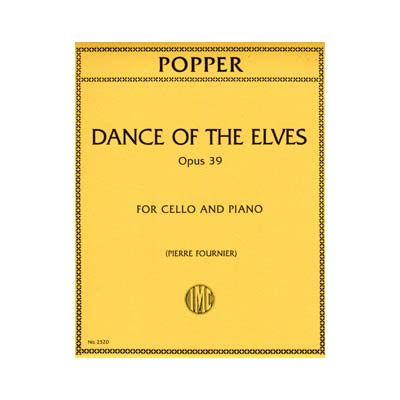 Dance of the Elves, op. 39, cello and piano; David Popper (International)