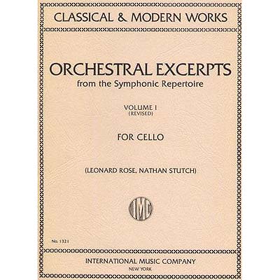 Orchestral Excerpts for Cello, volume 1; Rose (Int)