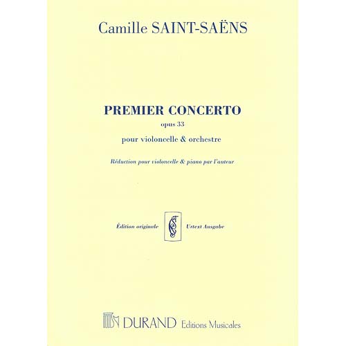 Concerto no. 1 in A Minor, op. 33, cello; Camille Saint-Saens (Durand)