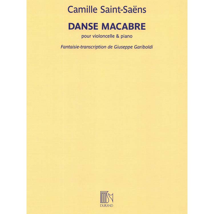 Danse Macabre for cello, piano; Camille Saint-Saens (Durand)
