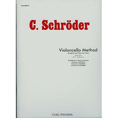 Violoncello Method, book 2; Carl Schroder (Carl Fischer)