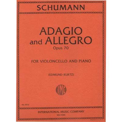 Adagio and Allegro, op. 70, cello; Schumann (International)