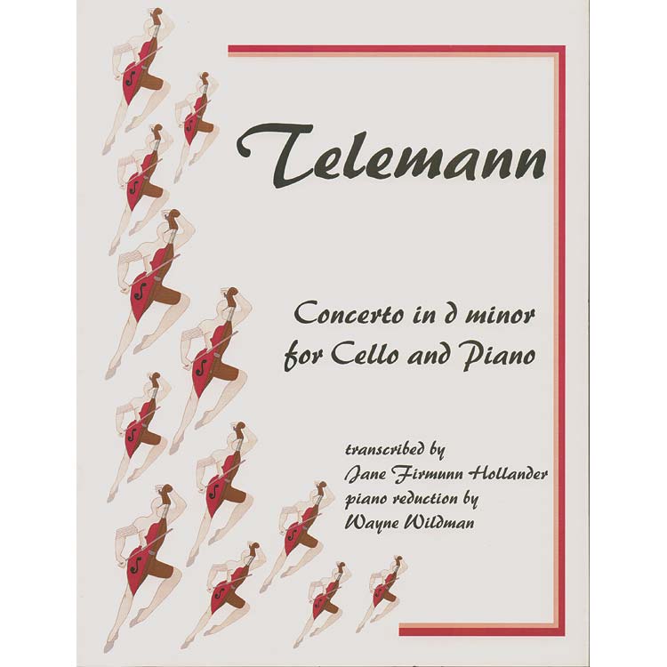 Concerto on D Minor, Cello/Piano; Georg PhilippTelemann (Hollander)