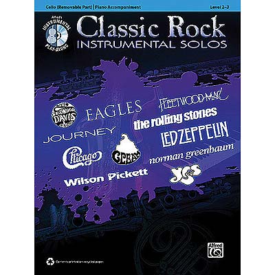 Classic Rock Instrumental Solos, cello bllk/CD; Various (Alf)