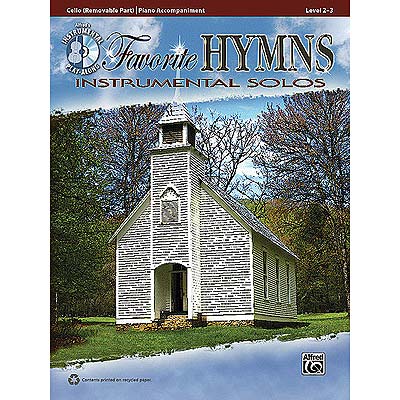Favorite Hymns Instrumental Solos, book/CD, cello and piano (Alfred Publishing)