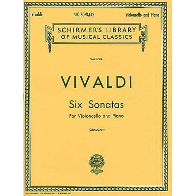 Six Sonatas, Cello; Vivaldi (Sch)