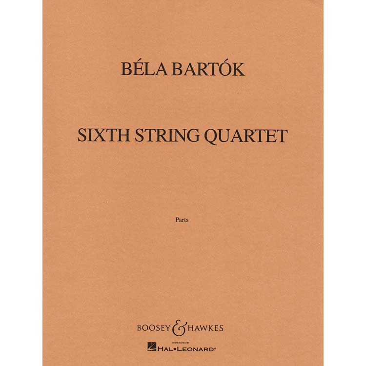 String Quartet no. 6, parts; Bela Bartok (Boosey & Hawkes)