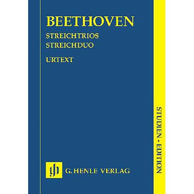 String Trios & Duo, Study Score; Beethoven (Hen)