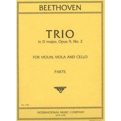 String Trio in D Major, op.9, no.2; Beethoven (Int)