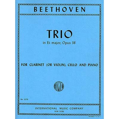 Piano Trio in Eb Major op. 38; Beethoven (Int)