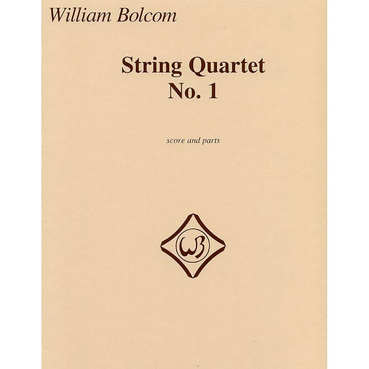 String Quartet no. 1, score and parts; William Bolcom (Marks Music)