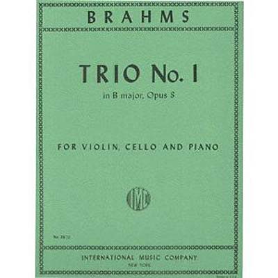 Piano Trio in B Major, op. 8; Johannes Brahms (International)