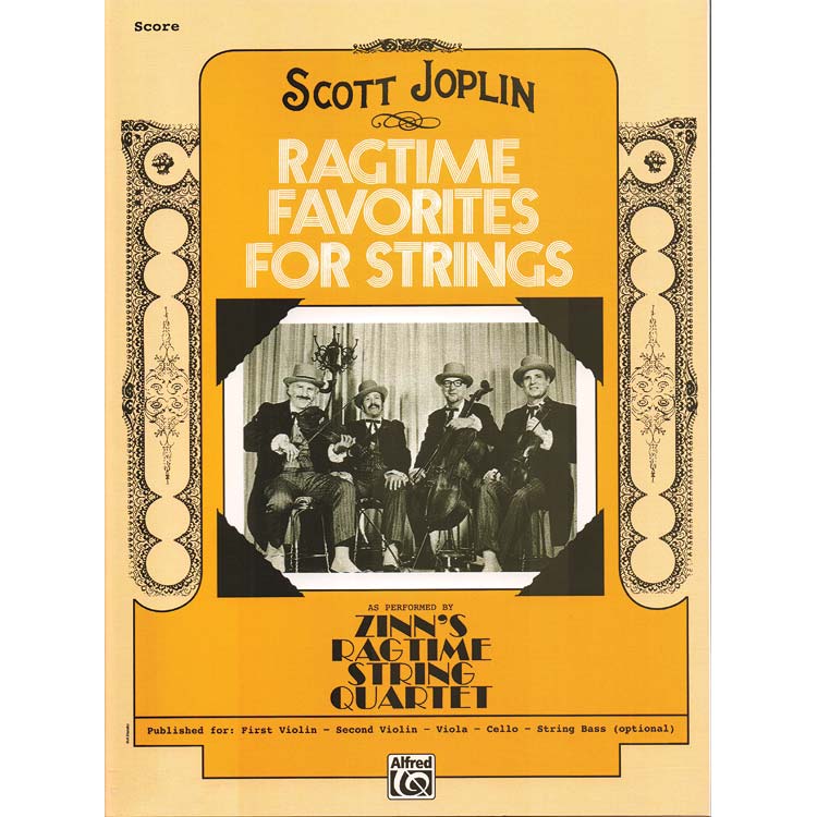 Ragtime Favorites for Strings, score; Scott Joplin, arr. William Zinn (Belwin)