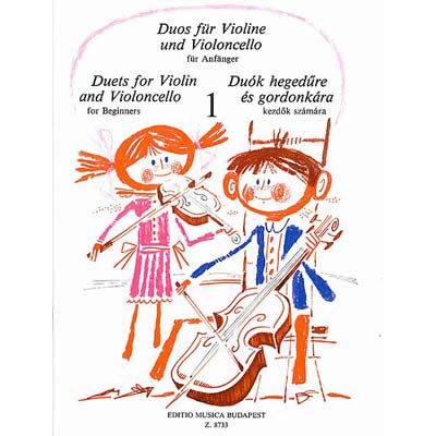 Duets for Violin & Violoncello for Beginners. volume 1; Pejtsik (EMB)