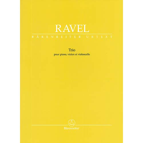 Piano Trio (urtext); Maurice Ravel (Barenreiter Verlag)