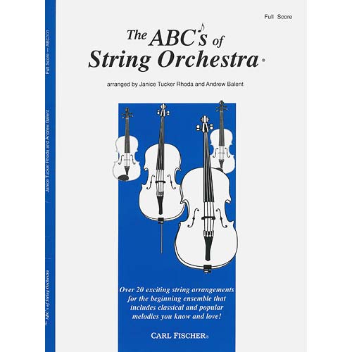 ABCs of String Orchestra, Score; Rhoda/ Balent