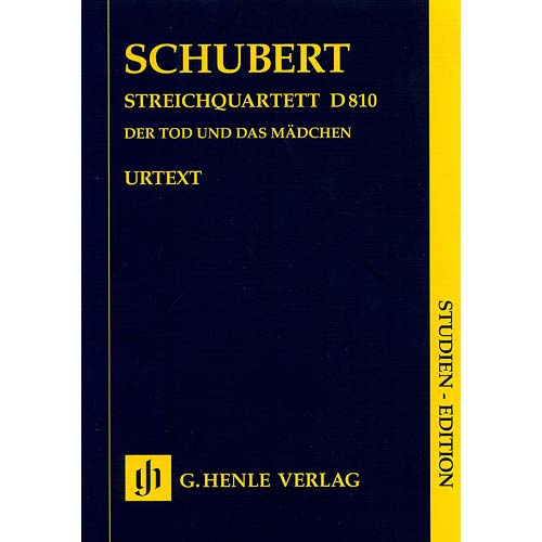 String Quartet in D Minor, D. 810, study score; Franz Schubert (G. Henle)