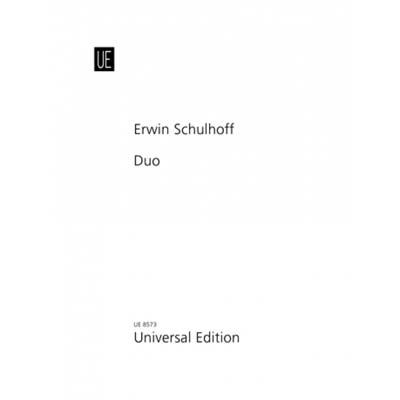 Duo for Violin and Cello; Schulhoff (UE)