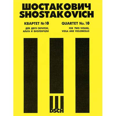 String Quartet no.10 op.118; Shostakovich (DSC)