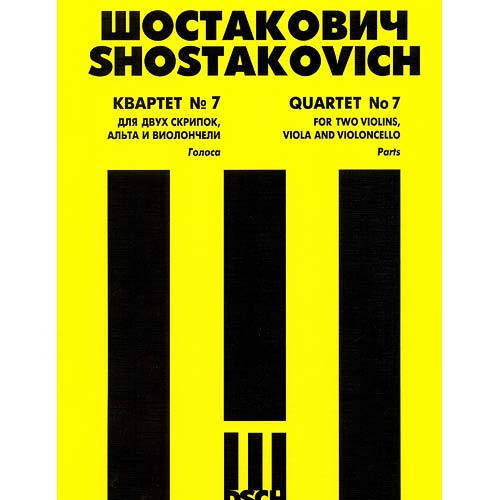 String Quartet No. 7 (parts); Dmitiri Shostakovich (DSCH)