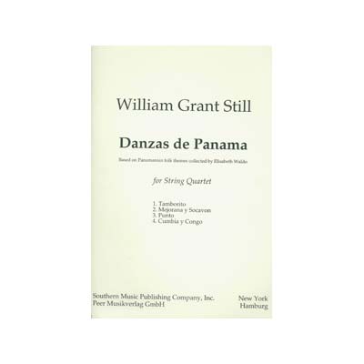 Danzas de Panama for string quartet (parts); William Grant Still (Peer Music)