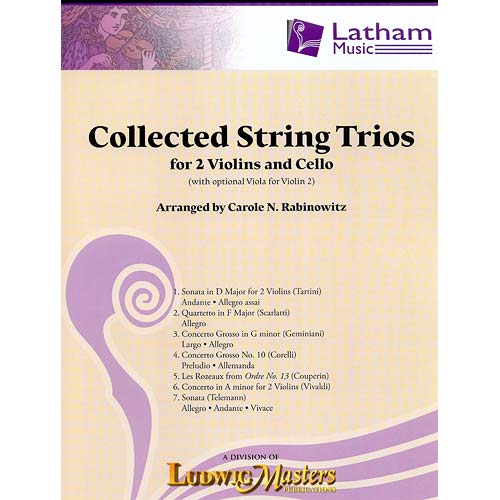 Collected String Trios, with optional violin II, volume I, score and parts; Various (Latham Music)