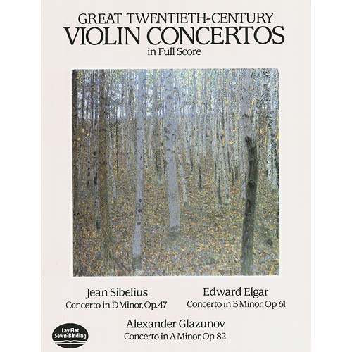 Great 20th Century Violin Concerti, SCORE;Various (Dov)