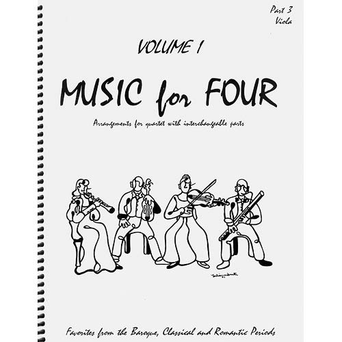 Music for Four, volume 1 for viola: Classical, etc. (Last Resort Music)