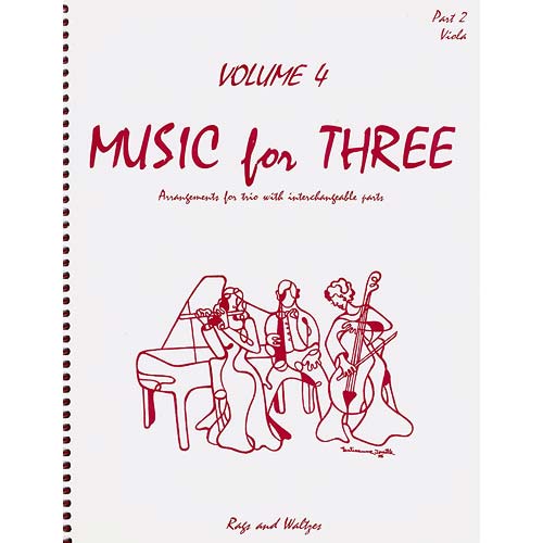 Music for Three, volume 4, viola, Rags & Waltzes (LRM)